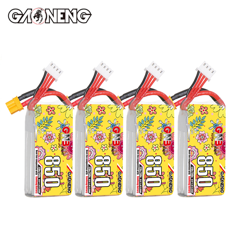 Drone Battery 3S - Upgraded GNB 4S 15.2V 850mAh Lipo