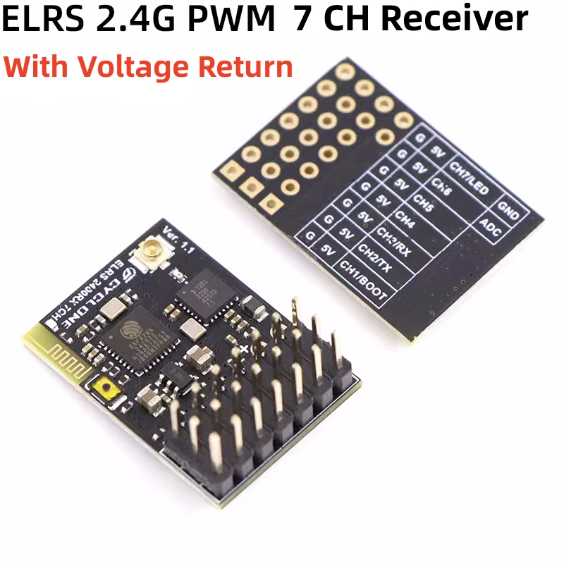 Drone Battery Plate - ELRS 2.4G PWM 7CH 6CH CRSF
